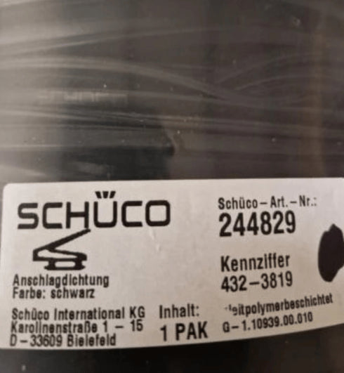 SCHÜCO 244829-Glazing Gasket- 10 metre